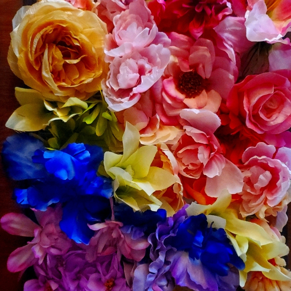 Pride month flower decor wall piece